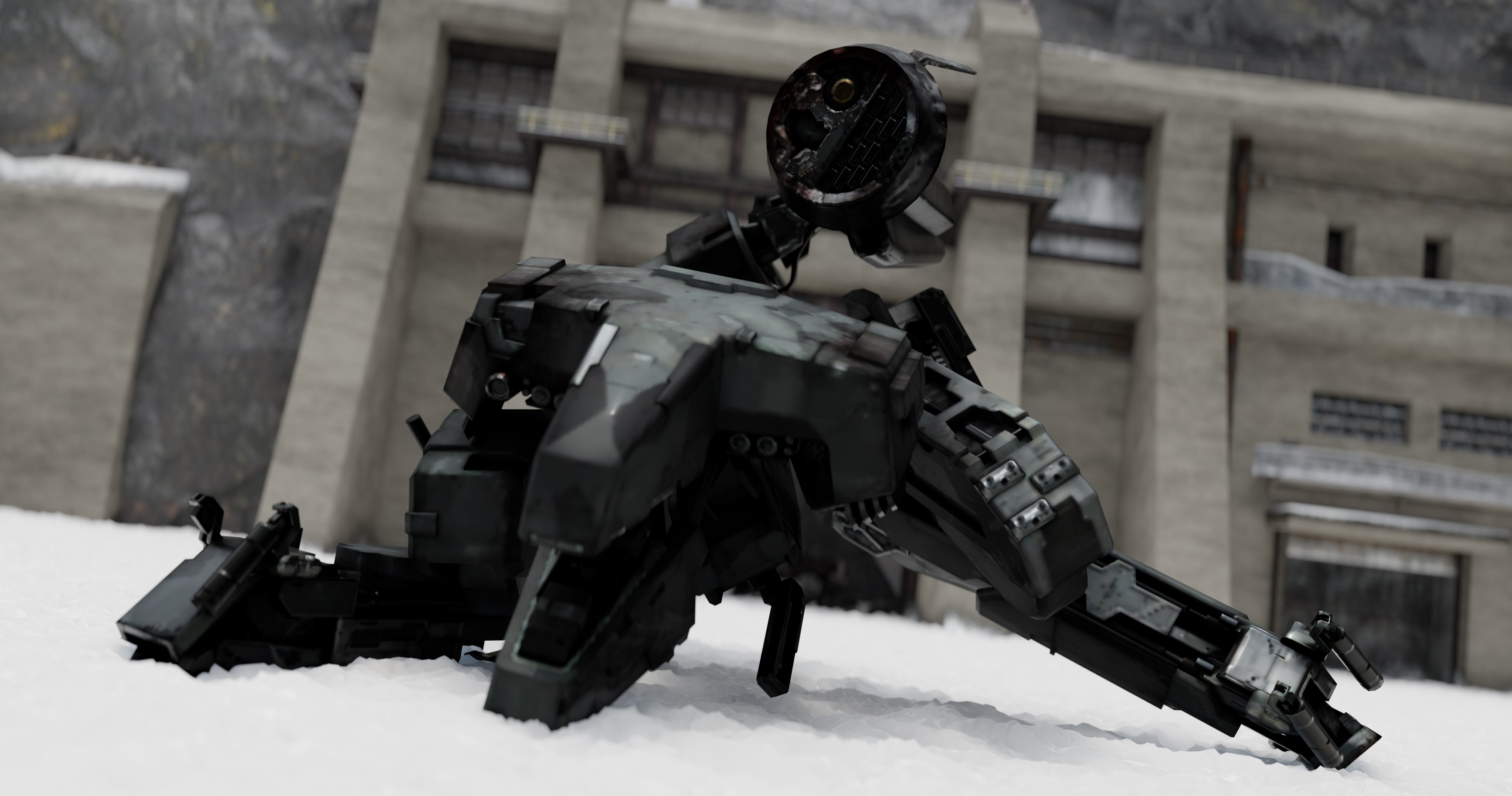 Metal Gear Solid 4 Old Snake cinematic recreated in Unreal Engine 5 — Free Bird tribute — frame 15