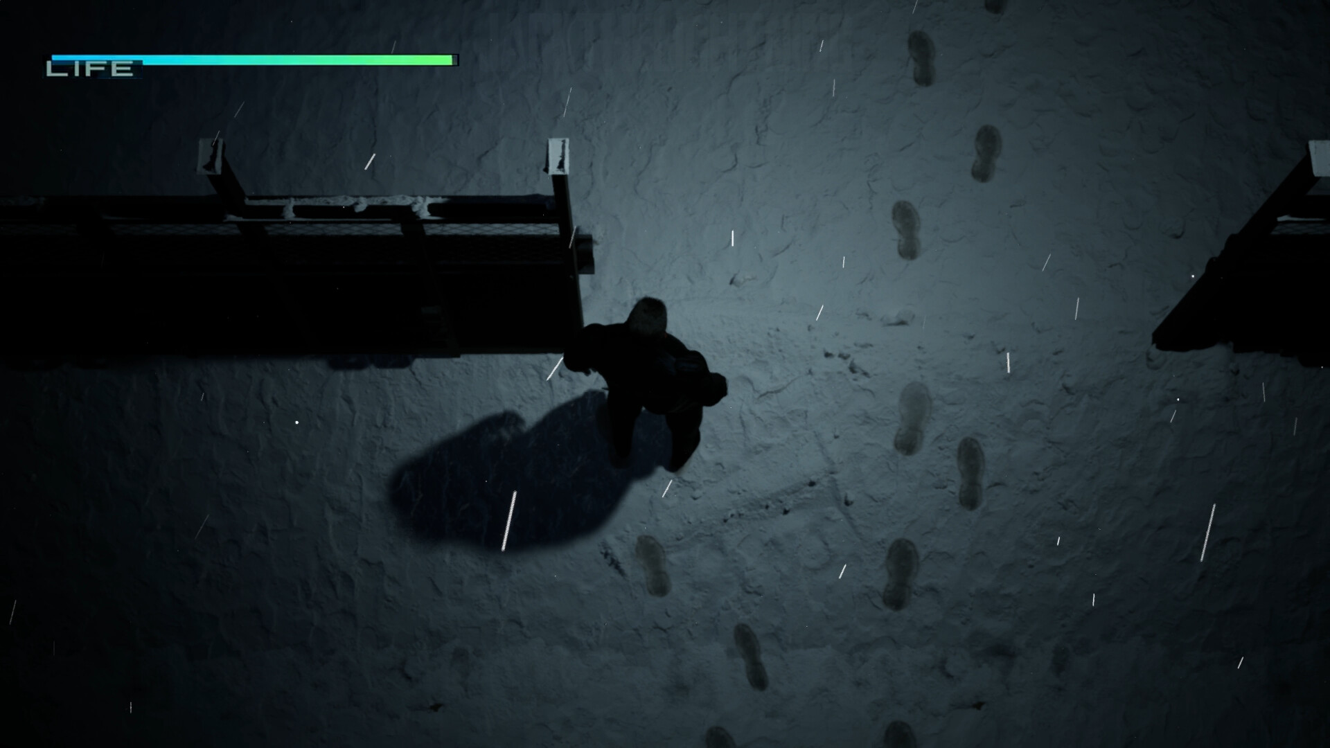 Shadow Moses Island dock from Metal Gear Solid rebuilt in Unreal Engine 5 with Lumen global illumination — frame 5